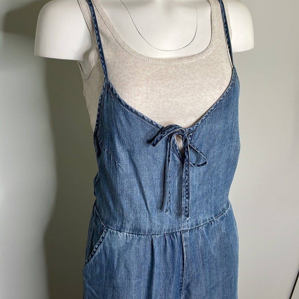 Lovestitch Wide Leg capri overalls